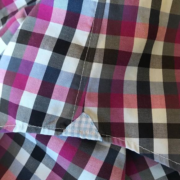 Mens Banana Republic Shirt pink button down long sleeve 16-16.5 mens size large - Picture 8 of 10